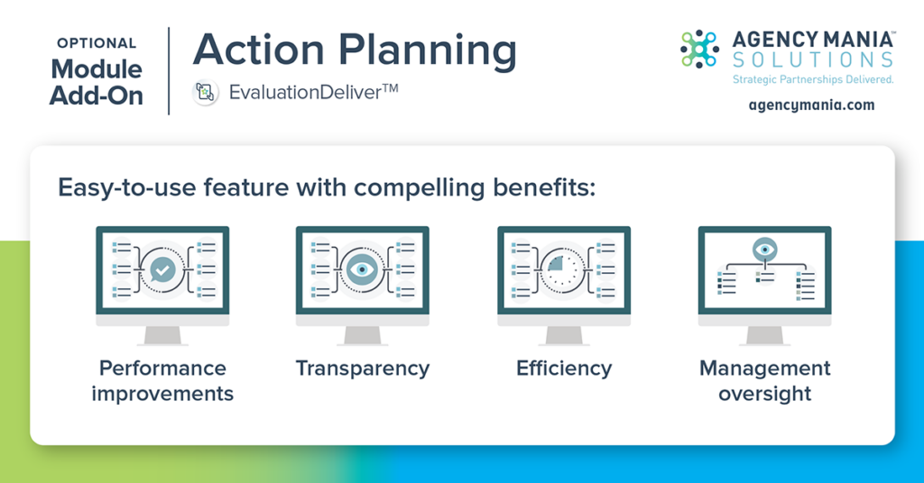 Agency Mania Solutions Optional Module Add on Action Planning