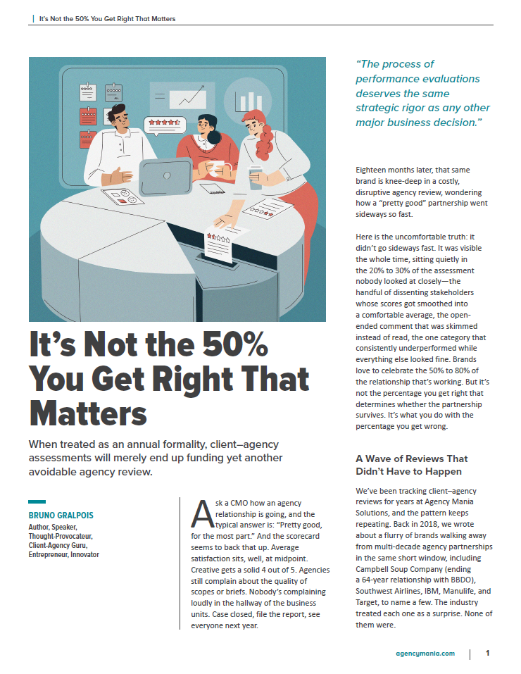 It's not the 50% you get right that matters